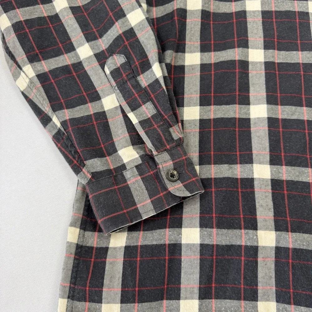 Ralph Lauren Polo Sport Sportsman Men's Flannel‎ Shirt Plaid Multicolor Medium